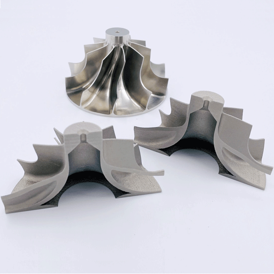 輕量化渦輪 | Hollow lightweight turbine | 金屬3D列印 | Metal 3D Printing